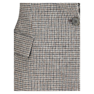 Houndstooth patterned Jacket