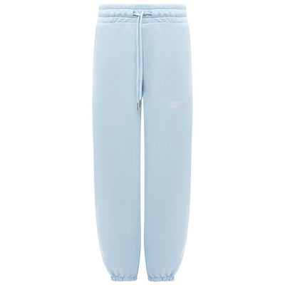 Blue Cotton Women Sweatpant