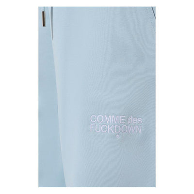 Blue Cotton Women Sweatpant