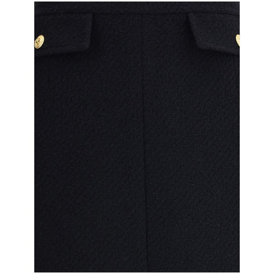 Bouclé wool midi Skirt