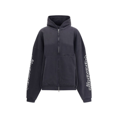Blackletter script motif Hoodie