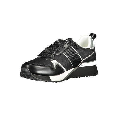 White Polyester Sneaker