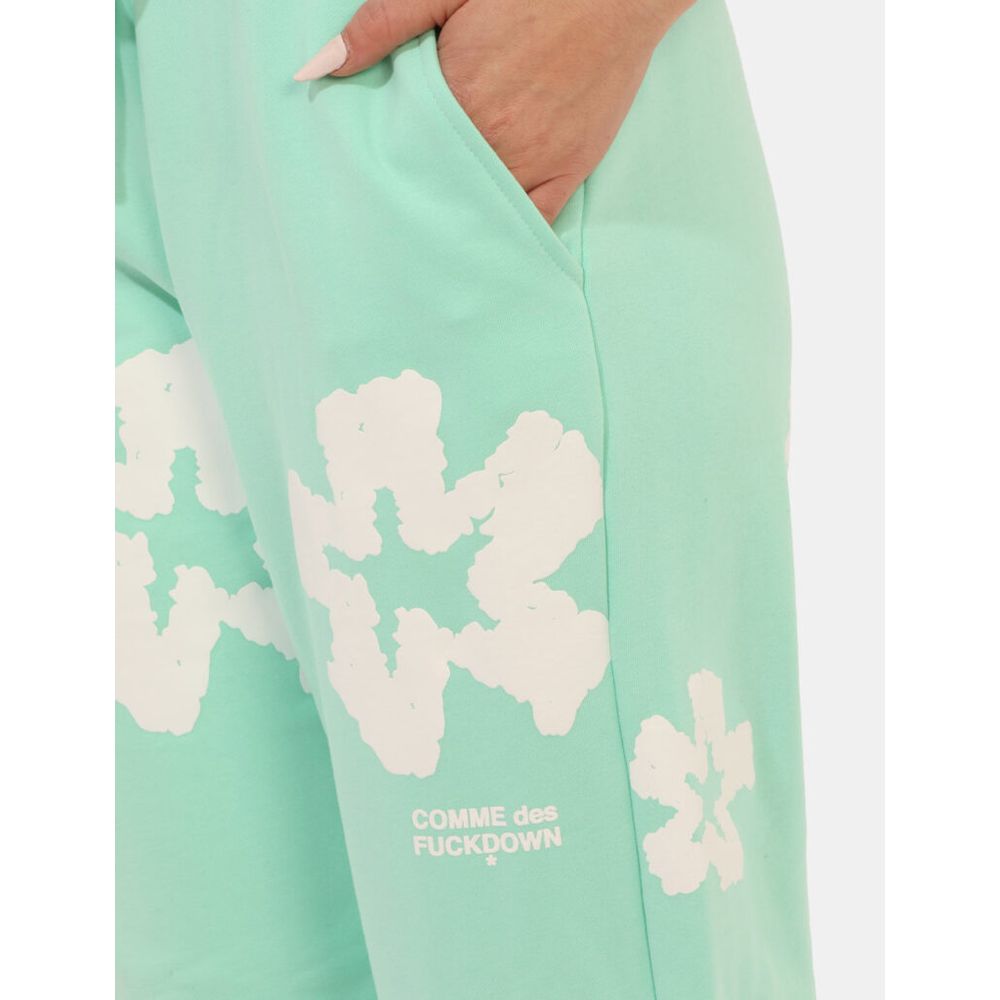 Green Cotton Women Sweatpant