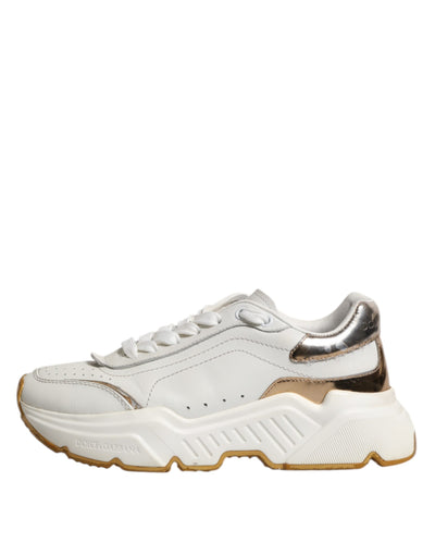 White Gold Daymaster Low Top Sneakers Shoes