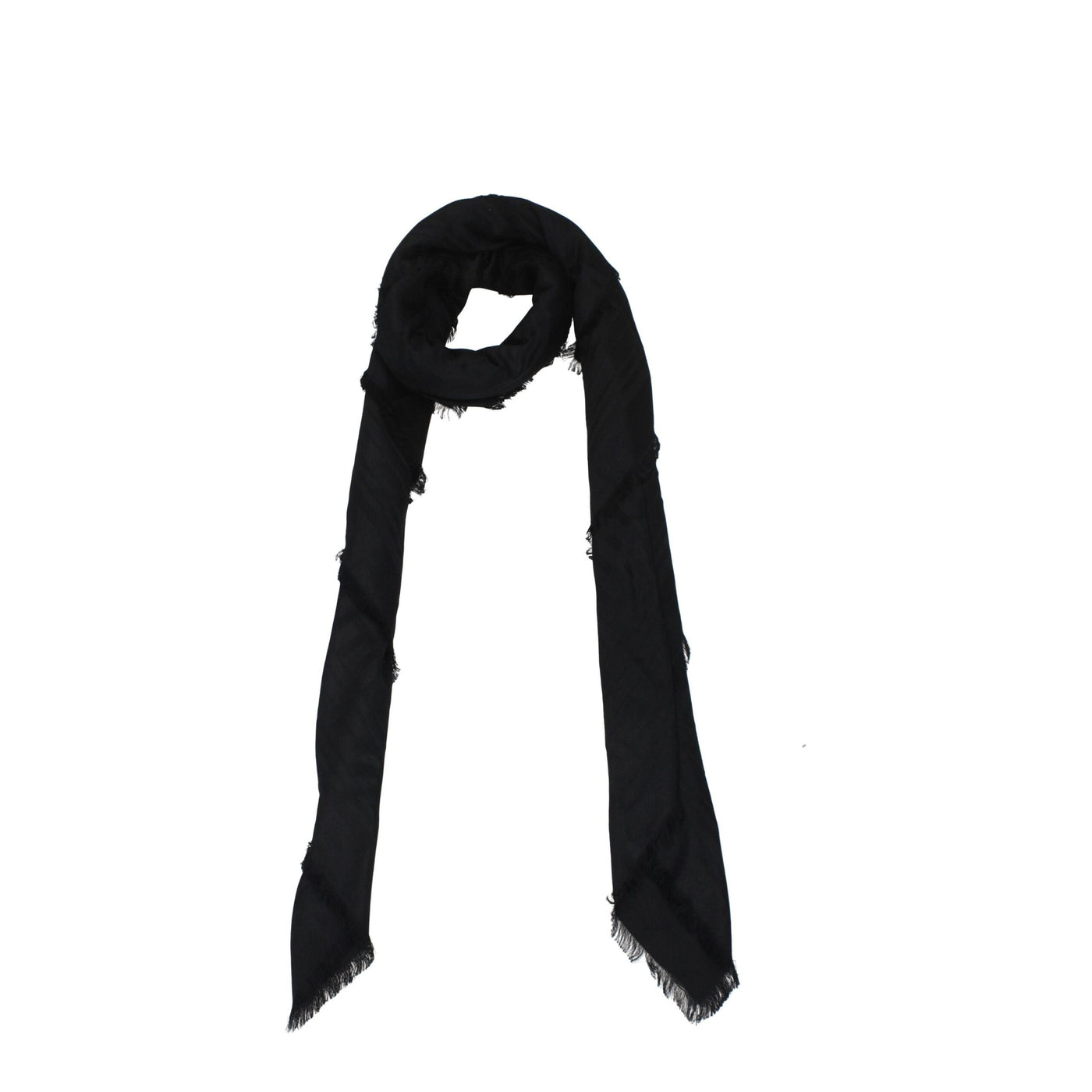 Black Viscose Foulards