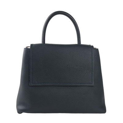 Blue Leather Handbag
