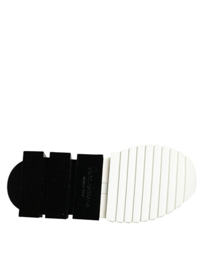 White Black Low Top Sorrento Sneakers Shoes