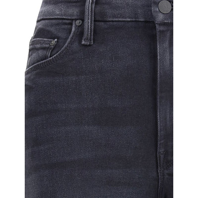 Wide leg stretch cotton Jeans