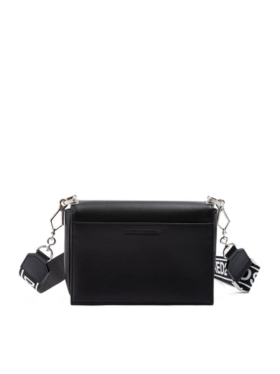 Black Leather Crossbody Bag