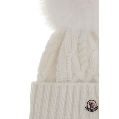 Cashmere blend Hat with pom-pon