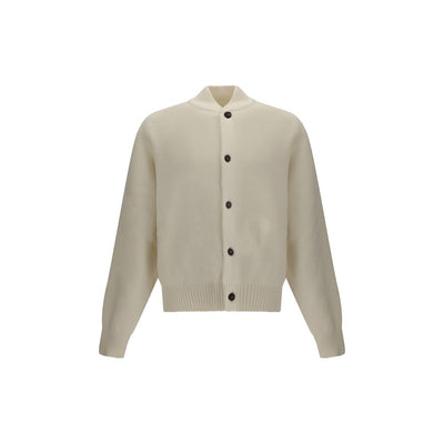 Embroidered Virgin Wool Cardigan