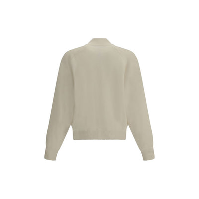 Embroidered Virgin Wool Cardigan