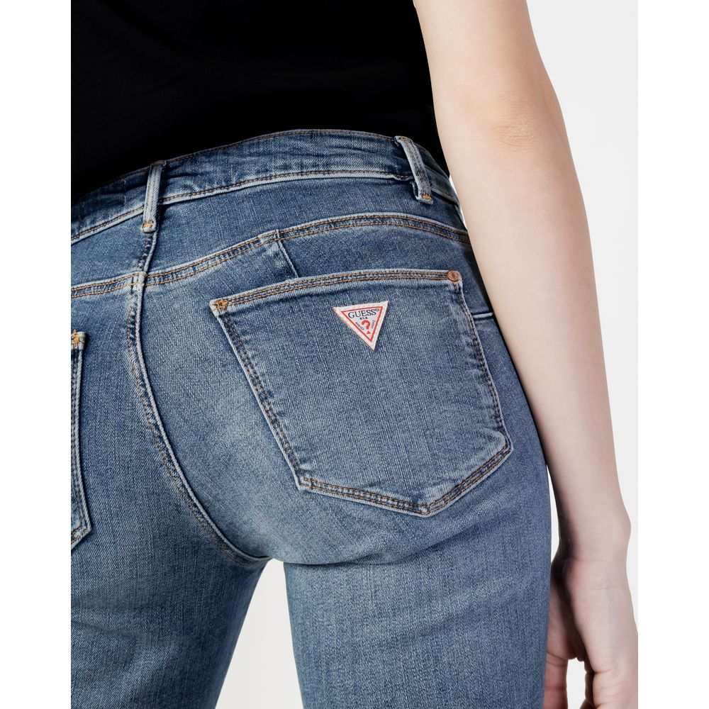 Blue Cotton Skinny Jean