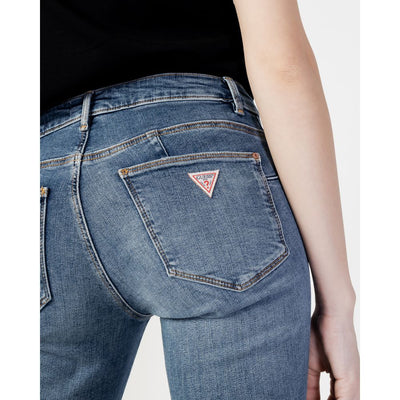 Blue Cotton Skinny Jean