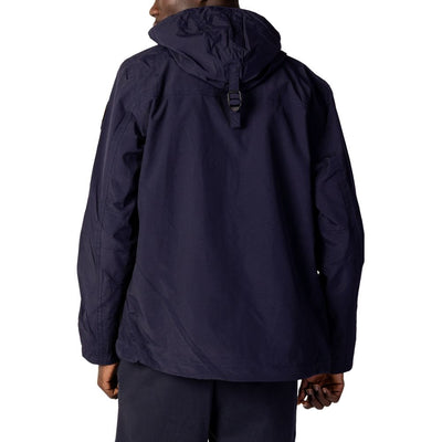 Blue Polyester Shell Jacket