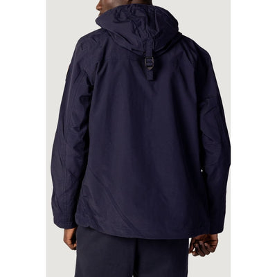 Blue Polyester Shell Jacket
