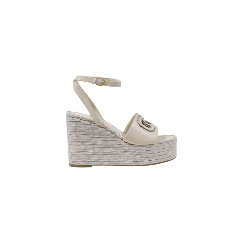 Cream Synthetic High Heel