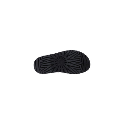 Black Artificial Leather Platform