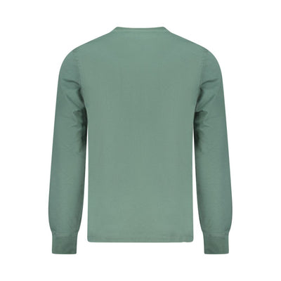 Green Cotton Men T-Shirt