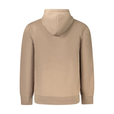 Brown Cotton Men Sweater