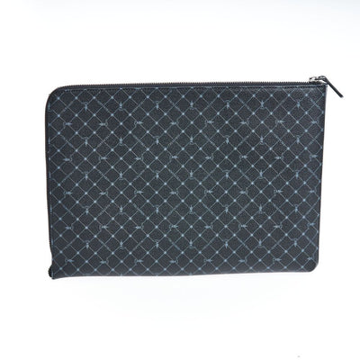 Black Leather Clutch Bag
