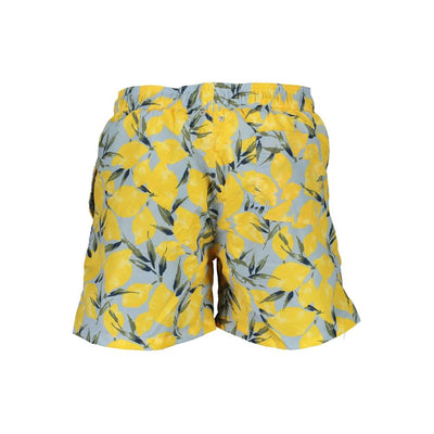 Blue Polyester Swimwear