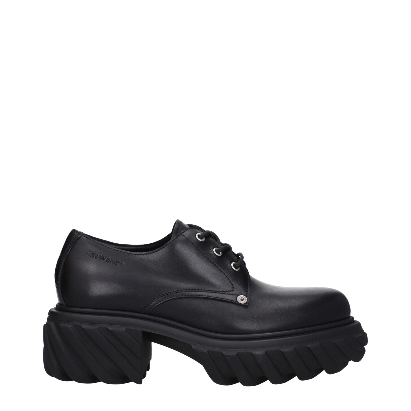 Black Leather Oxfords And Derbies