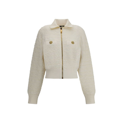 Tweed Bomber Jacket