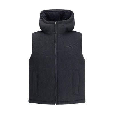 Reversible Bouclé Wool Gilet