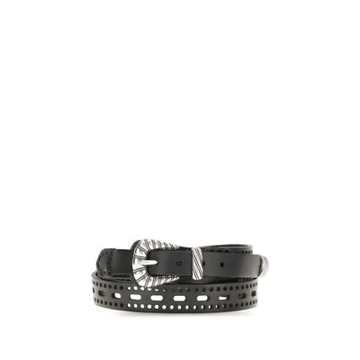 Black Calf Leather Bos Taurus Regular Belt