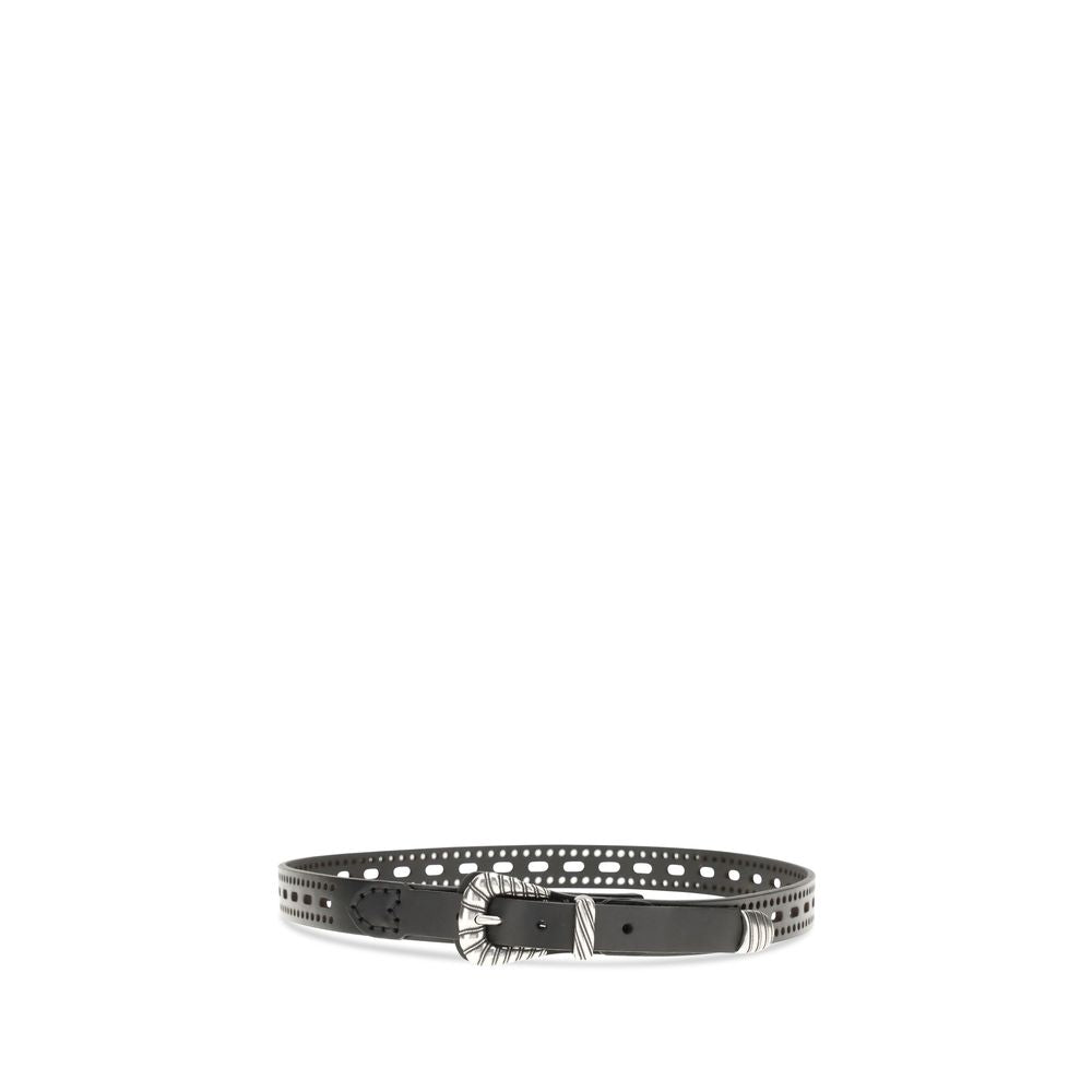 Black Calf Leather Bos Taurus Regular Belt