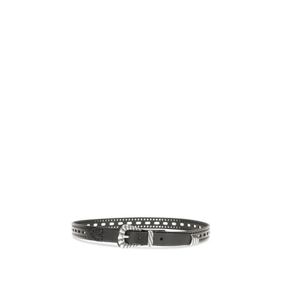 Black Calf Leather Bos Taurus Regular Belt