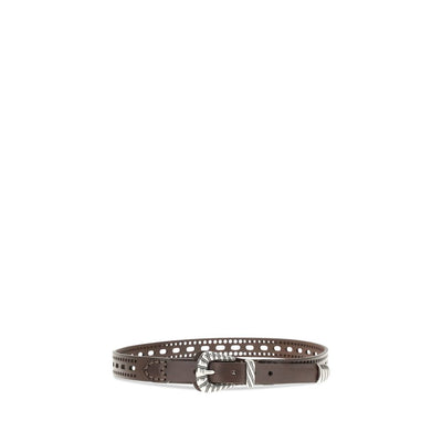 Brown Calf Leather Bos Taurus Belt