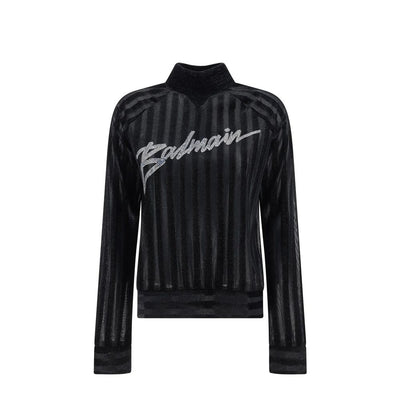 High-Neck Logo Sweater