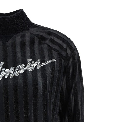 High-Neck Logo Sweater